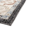 thumbnail image 5 of Unique Loom Eco Traditional Collection Area Rug - Animate (2' x 6' Runner Charcoal Gray/Gray), 5 of 6
