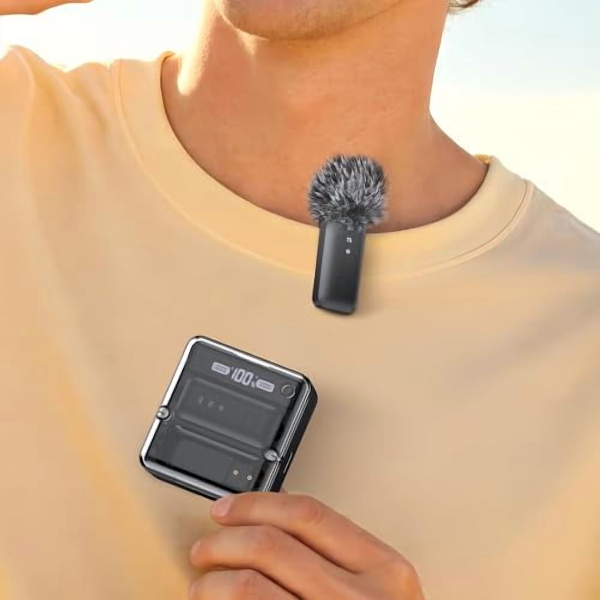 DJI Mic Mini, Wireless Microphone Kit, 1 TX 1 RX, Noise Cancelling
