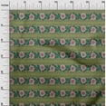 thumbnail image 2 of oneOone Viscose Chiffon Fabric Leaves & Floral Block Print Sewing Fabric BTY 42 Inch Wide, 2 of 4
