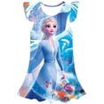 thumbnail image 1 of Frozen Elsa princesa vestido niñas verano nuevo Cosplay A-line vestidos niños Disney Serie cumpleaños fiesta noche una pieza falda 5T Gao Jinjia LED, 1 of 2