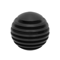 Lokar SK-6916 LOCSK-6916 AUTO TRANSMISSION SHIFTER KNOB; 3/8IN.-24 THREAD 2IN. DIA. VENETIAN; BLACK FIN