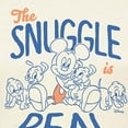 thumbnail image 3 of Disney - Mickey Mouse - The Snuggle Is Real - Juniors Fitted Graphic T-Shirt, 3 of 5