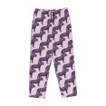 thumbnail image 4 of Daiia Leopard Print Women's Sleep Pant with Pockets and Drawstring,Pajama Pants-XX-Large, 4 of 9