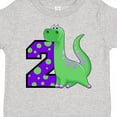 thumbnail image 4 of Inktastic 2nd Birthday Dinosaur Boys Toddler T-Shirt, 4 of 5