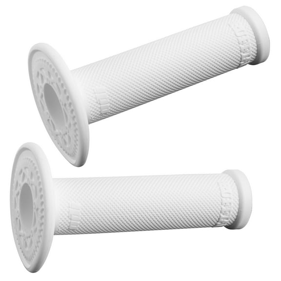 ODI Ruffian MX White No-Waffle Full Diamond Grips (H00RFSW)