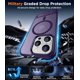 thumbnail image 3 of Funda con Soporte Magnético invisible, Delgada Mate, para iPhone 14 Pro Max, Morado, 3 of 7