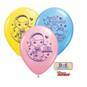 11" DOC MCSTUFFINS Latex Assortment Party Supplies Decorations Balloon - Pack of 6