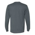 thumbnail image 2 of Gildan Mens DryBlend Long Sleeve T-Shirt, L, Dark Heather, 2 of 2