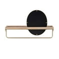 thumbnail image 6 of Linon Lila Center Mirror Wood and Metal Wall Shelf in Gold, 6 of 13