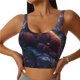 thumbnail image 1 of Balery Lazy Stone Bear Sujetadores deportivos con espalda cruzada para mujer, acolchados, sin costuras, de alto impacto, ideales para yoga, gimnasio, entrenamiento y fitness.-, 1 of 8