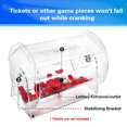 thumbnail image 4 of GSE Acrylic Raffle Drum, Raffle Ticket Spinning Cage for Tickets, Raffle Balls, Social Parties, Holds 10,000 Tickets - Large, 4 of 7