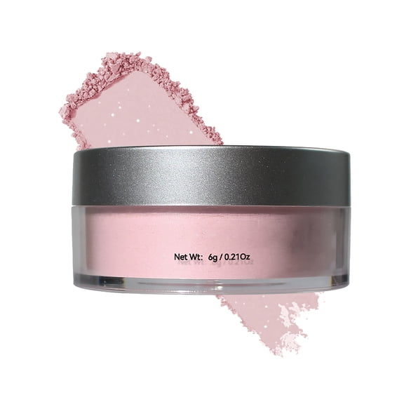 Shimmer Finishing Powder, Translucent Setting Powder Oil Control for Long Lasting Makeup, Lightweight Loose Powder Waterproof Makes Skin Downy, Blurring Powder for All Skin Tones