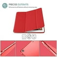 thumbnail image 5 of ProCase Smart Case for iPad 9.7 Inch iPad 6th/5th Generation Case 2018 2017(Model: A1893 A1954 A1822 A1823), Ultra Slim Lightweight Stand Case with Translucent Frosted Back Smart Cover -Red, 5 of 8