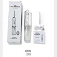thumbnail image 1 of Irrigador bucal portátil recargable por USB con chorro de agua y palillo dental con 4 boquillas., 1 of 4