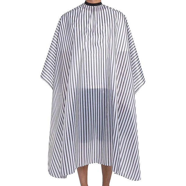 Capa de corte de pelo, bufanda de peluquería, bata de peluquería de nailon para tinte de cabello, champú impermeable, bata larga, maquillaje Upbart Blow