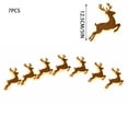 thumbnail image 3 of LED Reindeer Wall Decor Christmas Decorations Indoor Outdoor LED Reindeer Wall Decorations Christmas Lighting for Indoor Outdoor Display, 3d Glow Wooden Wall Decor for Christmas Decor, 3 of 7