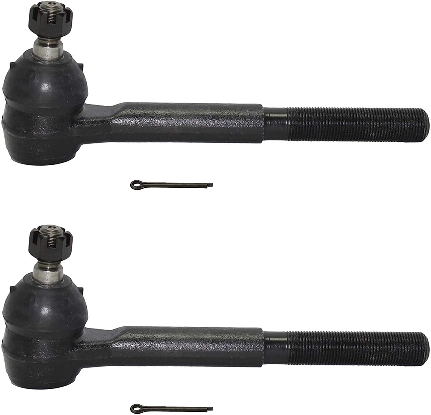 Detroit Axle - 4WD Front 6pc Tie Rods Kit for Chevrolet GMC K1500 K2500 Suburban K3500 Tahoe Yukon Blazer Cadillac Escalade, 4 Outer & Inner Tie Rods 2 Adjusting Sleeves Replacement