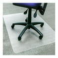 thumbnail image 4 of 36"x48" APET Rectangular Chair Mat for Low/Standard Pile Carpet Clear: Durable, Easy Glide Surface, 4 of 6