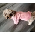 thumbnail image 3 of Dog Sweater, Puppy Dog Shirt Coat Jacket, Warm Soft Pet Clothes Coat Jacket for Small Medium Dogs Girl Boy Pink XS, 3 of 7