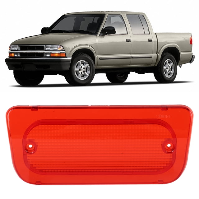 Carcasa de Luz de Freno de Tercera Posiciónica Alta Para Automóvil 16520296 Reemplazo ABS Superior Fácil de Instalar Sin Daños para S10 Sonoma 1994-2004 SOLO CABINA