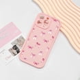 thumbnail image 4 of YWC-Compatible for iPhone 12 Pro Max Case Cute Aesthetic Bowknot Ribbon with Pink Design for Girls Women Soft TPU Shockproof Protective Girly for iPhone 12 Pro Max Case-Small Bow, 4 of 4