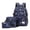 Navy, variant on Weebloom Large School Backpack With Lunch Box Pencil Case For Kids Boys Girls Cute 3Pcs School Bags Set Waterproof Bookbag Middle High School College Dark Blue