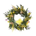 thumbnail image 1 of Corona de de Pascua Corona de margarita artificial Puerta delantera Guirnalda de flores Guirnalda de verdor para ventana, 1 of 9
