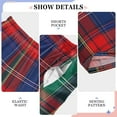 thumbnail image 6 of FORMRS Kids Pajama Pants with Pockets Size 6-8Y Boys Lounge Sleep Bottoms, Red Green Pattern, 6 of 8