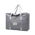 thumbnail image 2 of Personal Item Bag Foldable Travel Duffel Bag Tote Carry on Luggage Duffle Overnight for Gym，Sports,short Tip,shopping bag （Gray）, 2 of 8