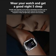 Rainbuvvy T93 smartwatch with 1.96 inch 4GB memory, portable headphones, sports watch