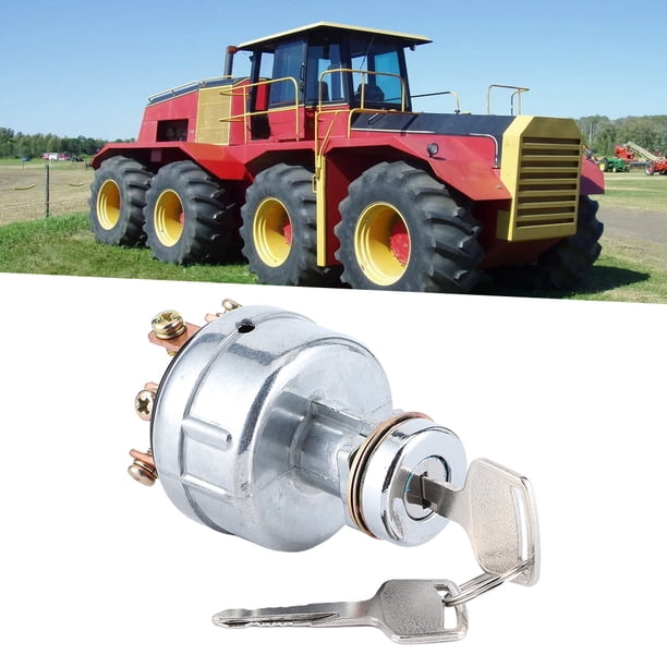 Interrupteur D'Allumage Pour Tondeuse à Gazon Et Tracteur Avec 2 Clés - Remplacement Fiable
