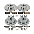 thumbnail image 3 of Power Stop Front and Rear Stock Replacement Brake Pad and Rotor Kit KOE4081 Fits 2005 Subaru Legacy, 3 of 8