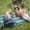 Military green, variant on HCBY Striped Camping Blanket, Portable Roll Up Beach Tarp, 600D Oxford PVC Backing, Outdoor Sports Picnic Ground Cover