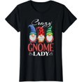 thumbnail image 1 of Camiseta para Mujer Gnomo Divertida Amante de Gnomos de Jardín Señora Gnoma Loca, 1 of 7