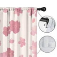 thumbnail image 4 of Blackout Kids Curtains,Pioneer Flower Floral Print Pattern Childrens Insulated Curtains Set Of 2,Bedroom Essentials,Toddler Room Decor 52"x84", 4 of 5