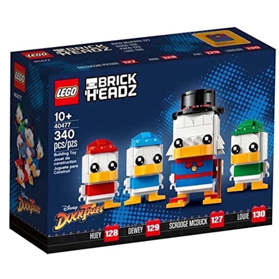 LEGO Brickheadz Set 40477 Iconic Characters 10 Plastic Disney DuckTales, 340 Pieces
