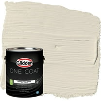 Glidden One Coat Interior Paint and Primer, Antique White / Gray, Gallon, Flat