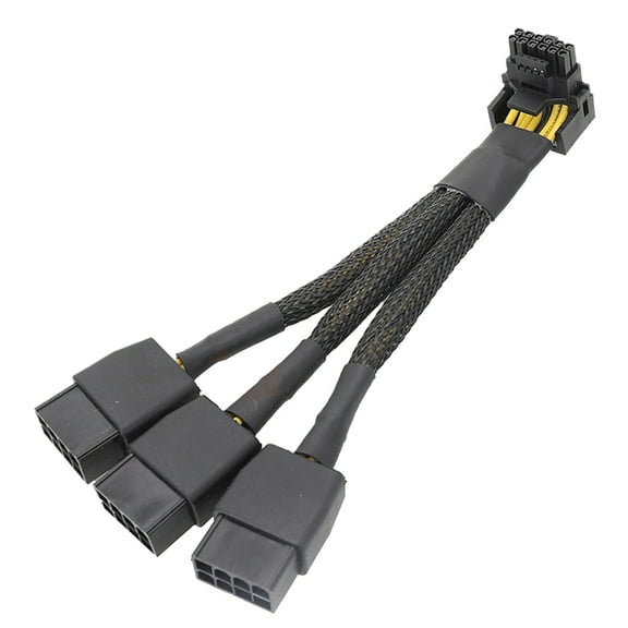 3x8pin 8PIN to 16Pin 12VHPWR GPU Power Cable 16Pin Connector GPU Extension Cable