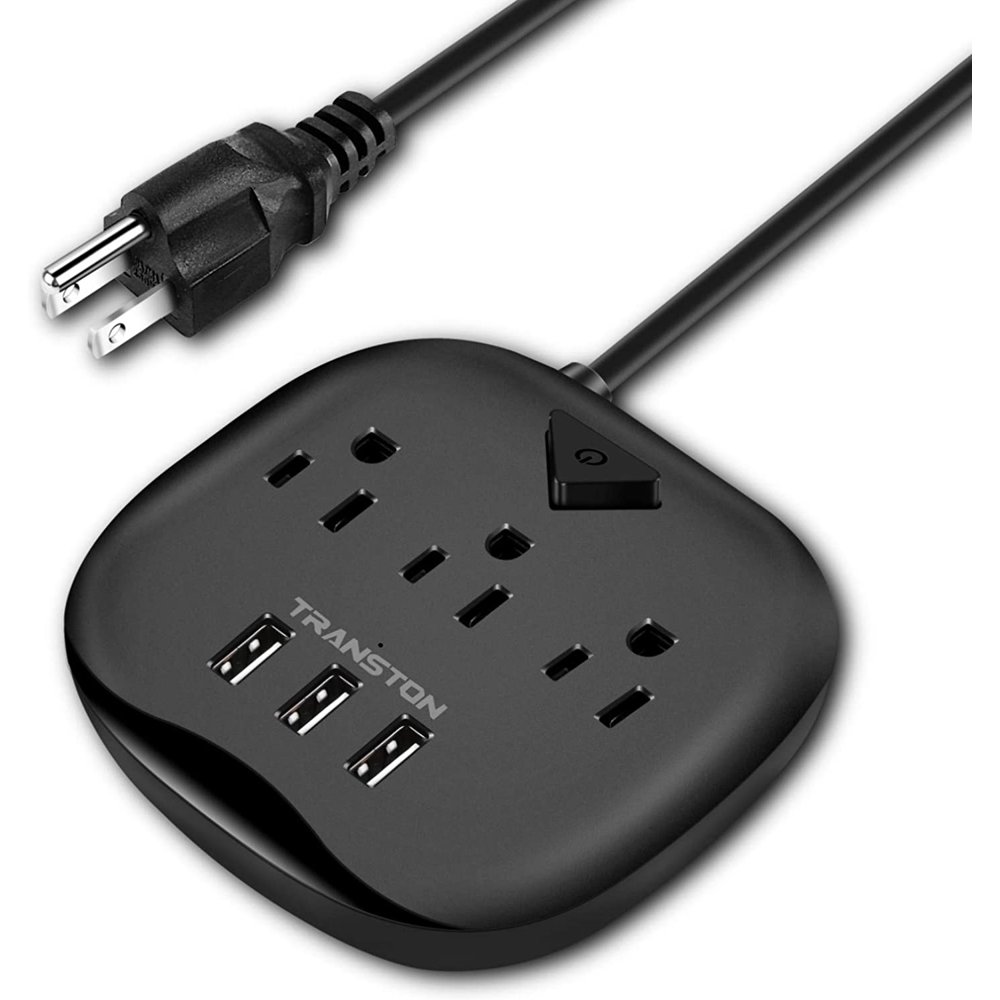 2 Outlet Travel Power Strip with 3USB Ports Charging Station 5 Ft Extension Cord 2 Outlet Travel Power Strip with 3USB Ports Charging Station 5 Ft Extension Cord