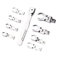 thumbnail image 1 of Llave combinada Llave Antióxido Llave intercambiable Cabeza Superficie pulida para industrial Trabajadores de bricolaje Mecánica , Llave de tubo de 9 Llave de tubo de 9 piezas shamjiam llave portatil, 1 of 5