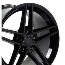 18 inch Rim fits 1988-2004 Chevrolet Corvette (Rear) Black 18x10.5 Aluminum Wheel Direct Fit