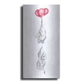 thumbnail image 1 of Luxe Metal Art 'Baby Elephant Love IV' by Alan Majchrowicz, Metal Wall Art, 12"x24", 1 of 7