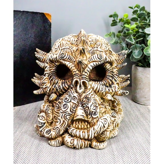 Ebros Mythological God Cthulhu Skull Statue 7" L Kraken Octopus Figurine