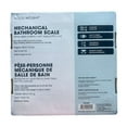 thumbnail image 4 of Accuweight Mechanical Bathroom Scale with dial,  286 lbs (130 kg) Capacity, White, model BS220W, 4 of 4
