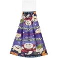 thumbnail image 2 of SKYSONIC 2 PCS Kitchen Towels with Hanging Loop, Vintage Halloween Ghost Dish Towels for Kitchen, Absorbent Kitchen Hand Towels , 12"x17", 2 of 6