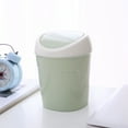 thumbnail image 4 of YOBOLK Trash Can Clearance Desktop Trash Can Shakes Cover Living Room Cute Debris Bucket Car Home Desk Restaurant Storage Tube Trash Basket Garbage Can, 4 of 6