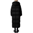 thumbnail image 2 of Abrigo PRETTYGARDEN Largo Acolchado con Capucha Negro M, 2 of 6