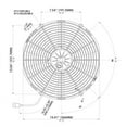 thumbnail image 2 of Spal Advanced Technologies 14in Puller Fan Straight Blade 1623 CFM, 2 of 4