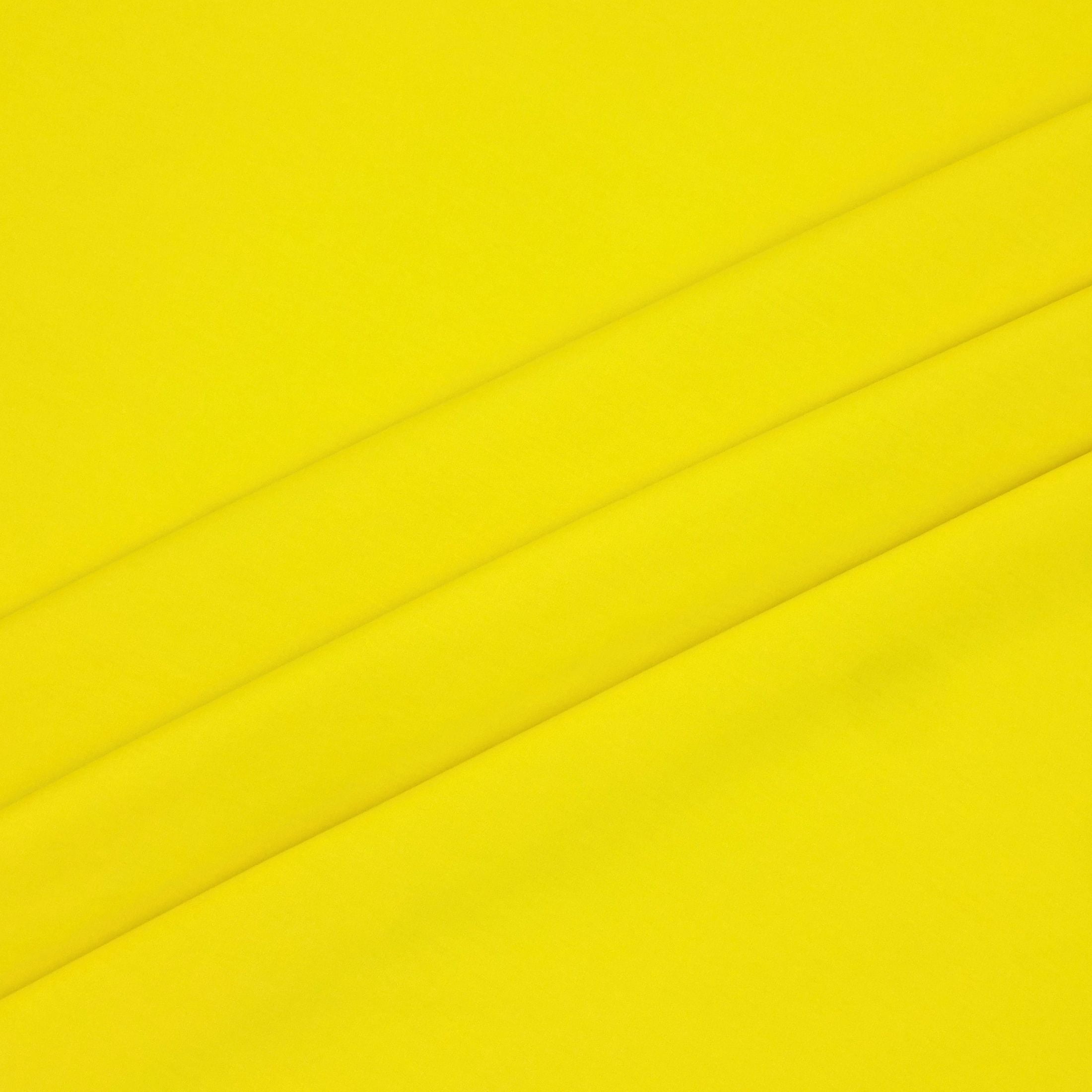 Shason Textile 2 Yard Cut Poly Cotton Fabric, Canary, 44" Wide for Craft & Quilting Projects
