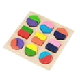 thumbnail image 1 of Garosa Kids Educational Wooden Toy Set Geometric Block Building Puzzle Baby Early Learning Tool,Geometric Toy, Geometric Educational Toy, 1 of 6